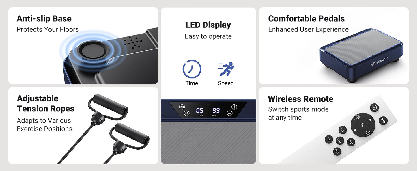 Vibration Plate Pro SE2 | For Pain Relief, Fat Burning, & Full-Body Wellness