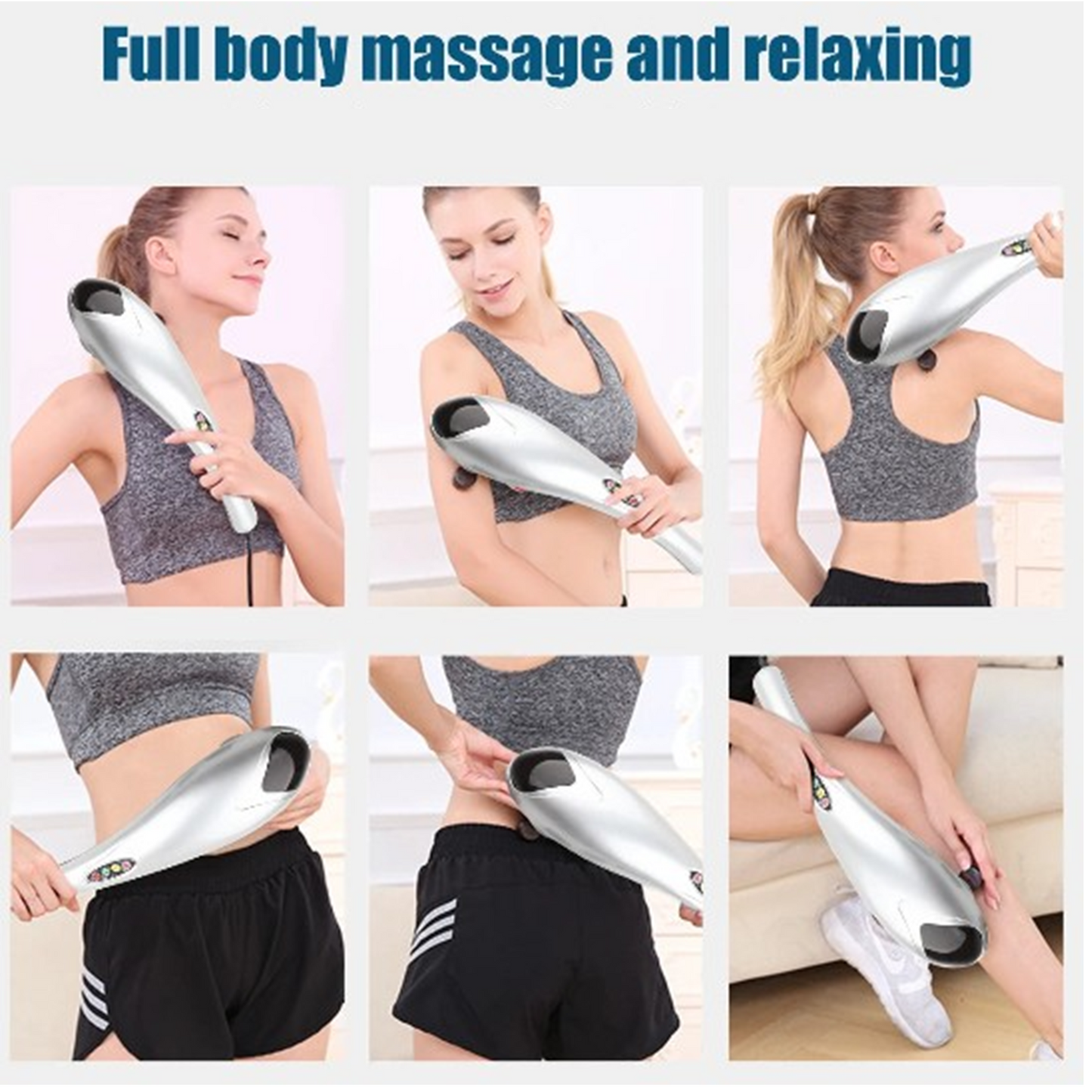 Vibration Plate Pro Massager HX | Vibrating Body Massager for Neck, Back, & Muscle Pain Relief