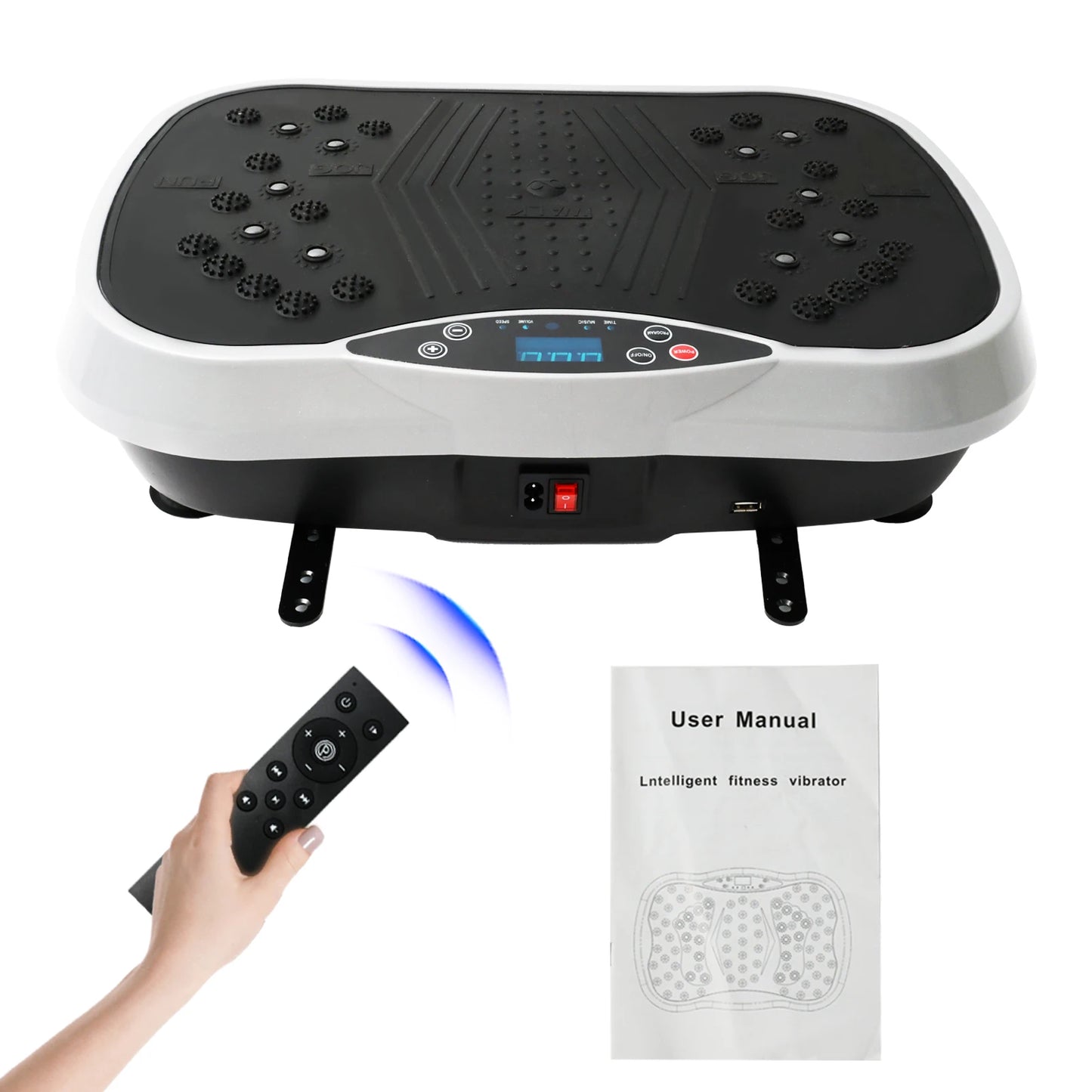 Vibration Plate Pro X4 | Full Body Workout, Weight Loss, Muscle Strength, and Flexibility
