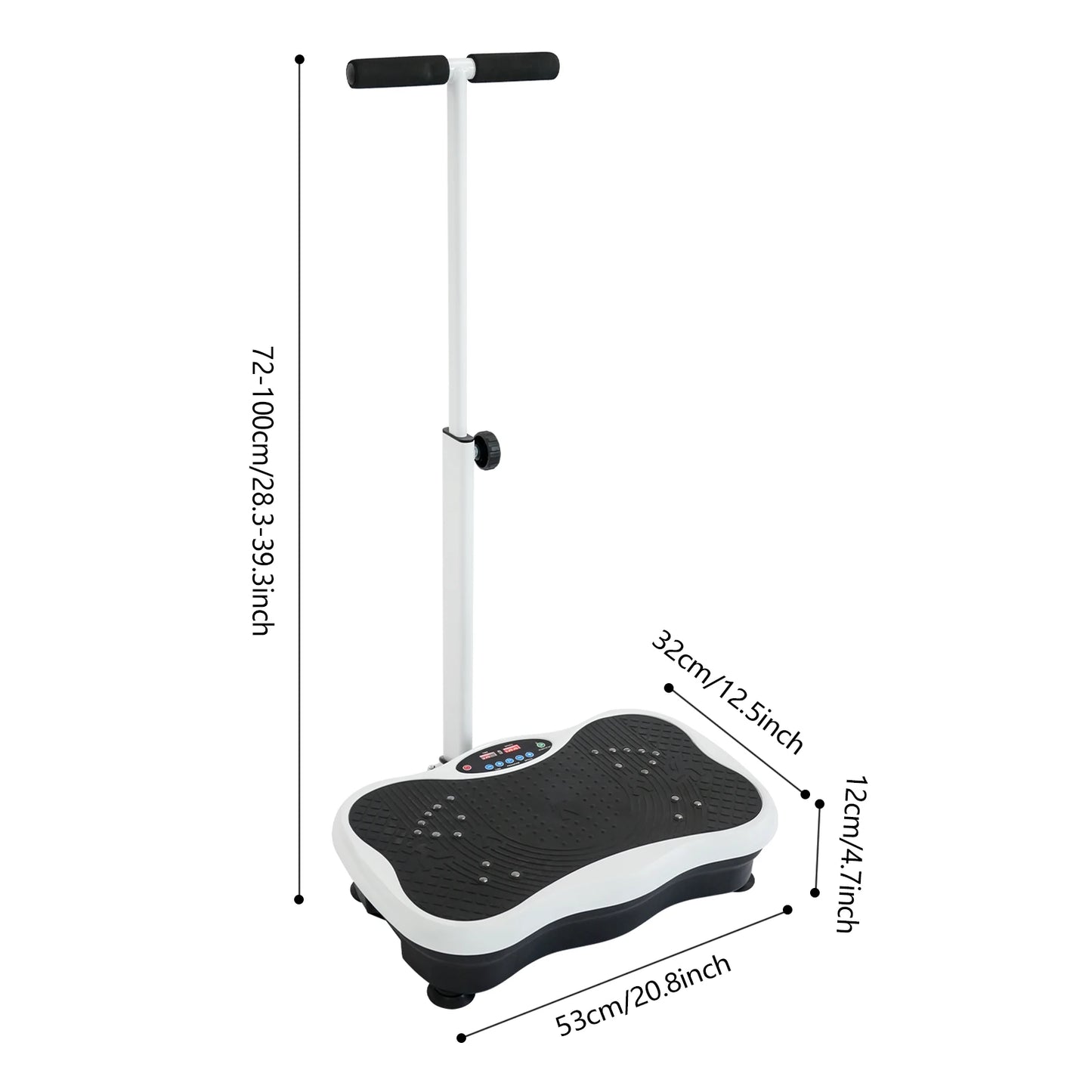 Vibration Plate Pro V3 | Vibration Plate Exercise Machine with Handrails, Full-body Workout Vibration Plate Equipment