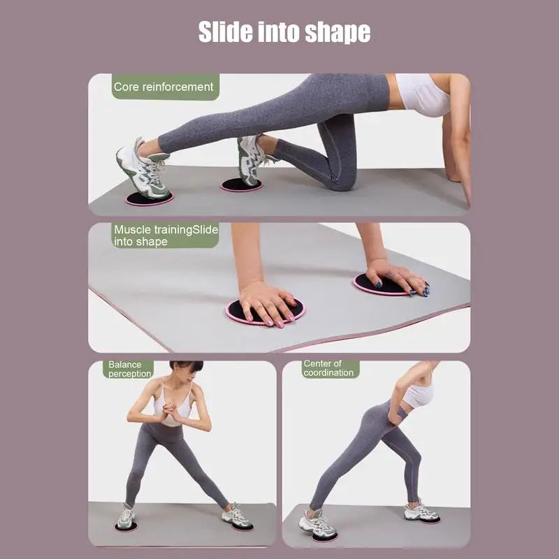 Vibration Plate Pro Fitness Gliding Disc | Core Sliders for Abs & Full Body Workout