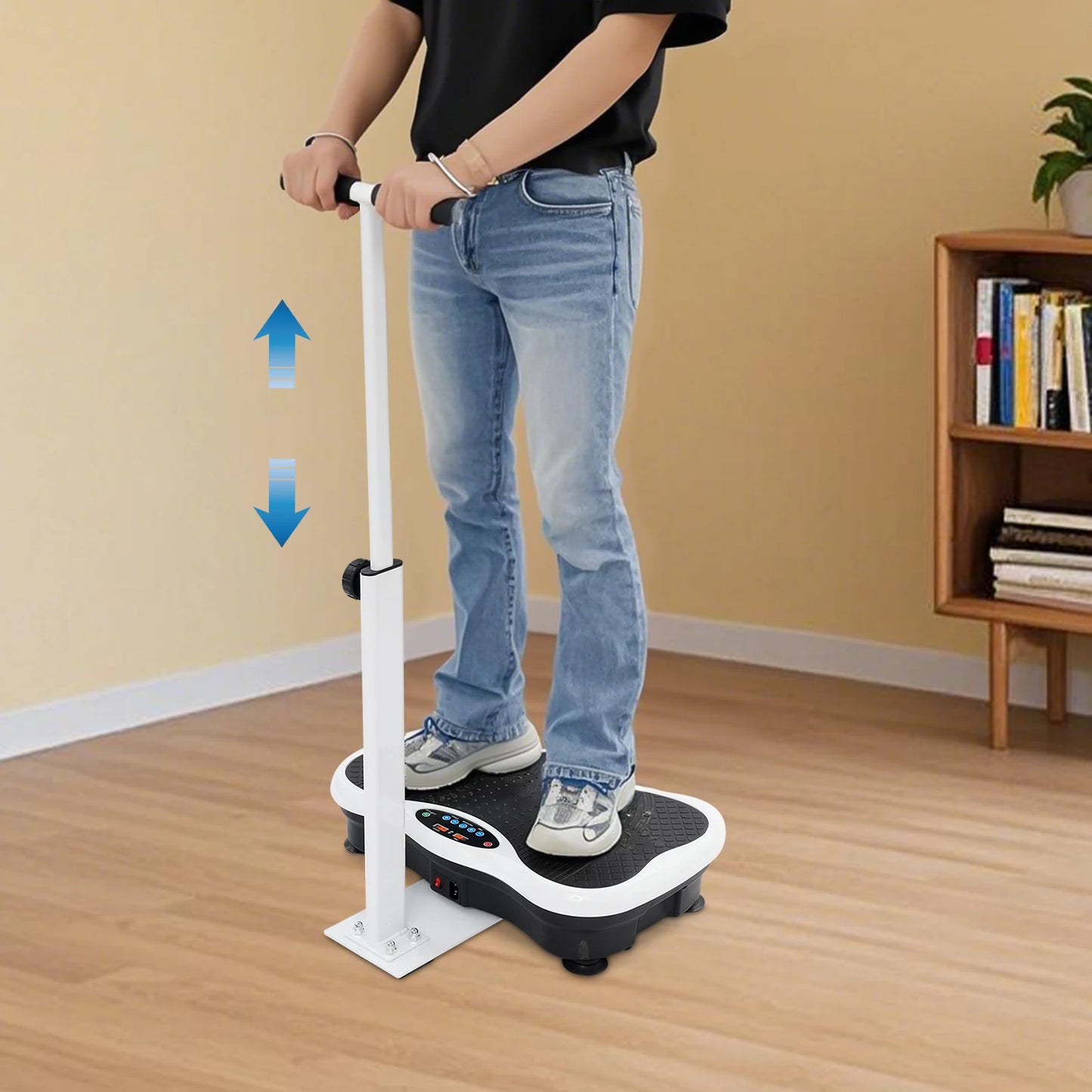 Vibration Plate Pro V3 | Vibration Plate Exercise Machine with Handrails, Full-body Workout Vibration Plate Equipment