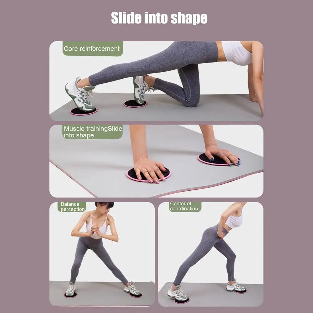 Vibration Plate Pro Fitness Gliding Disc | Core Sliders for Abs & Full Body Workout