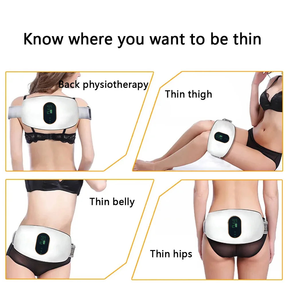 Vibration Plate Pro Ab | Electric Abdominal Slimming Massager Belt for Fat Burning & Body Shaping
