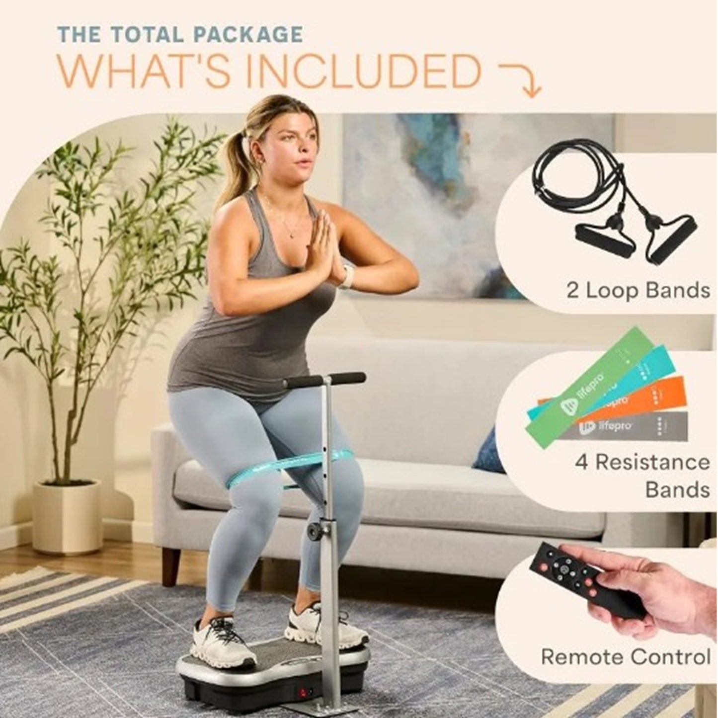 Vibration Plate Pro V2 | Full Body Workout, Strength & Recovery