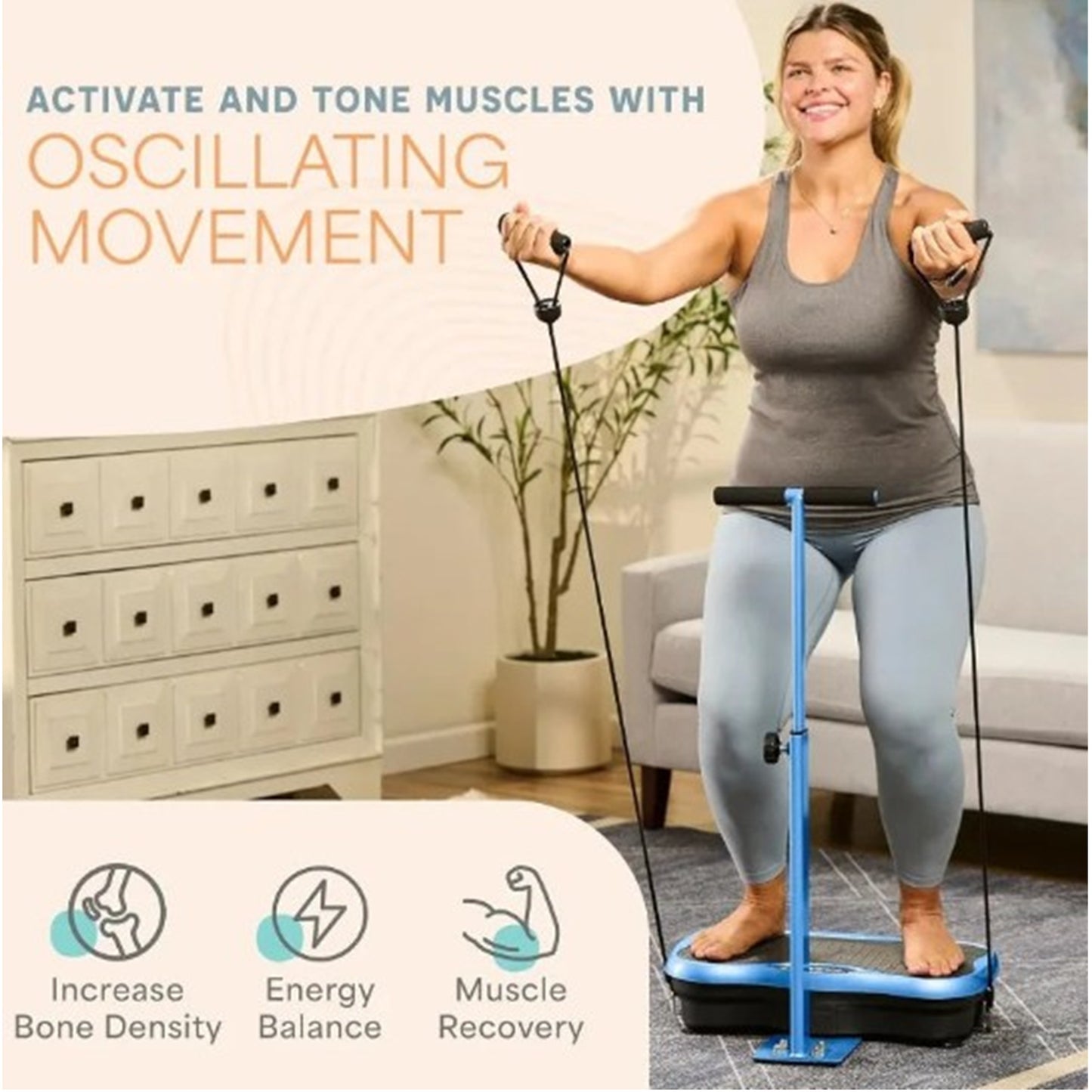 Vibration Plate Pro V2 | Full Body Workout, Strength & Recovery