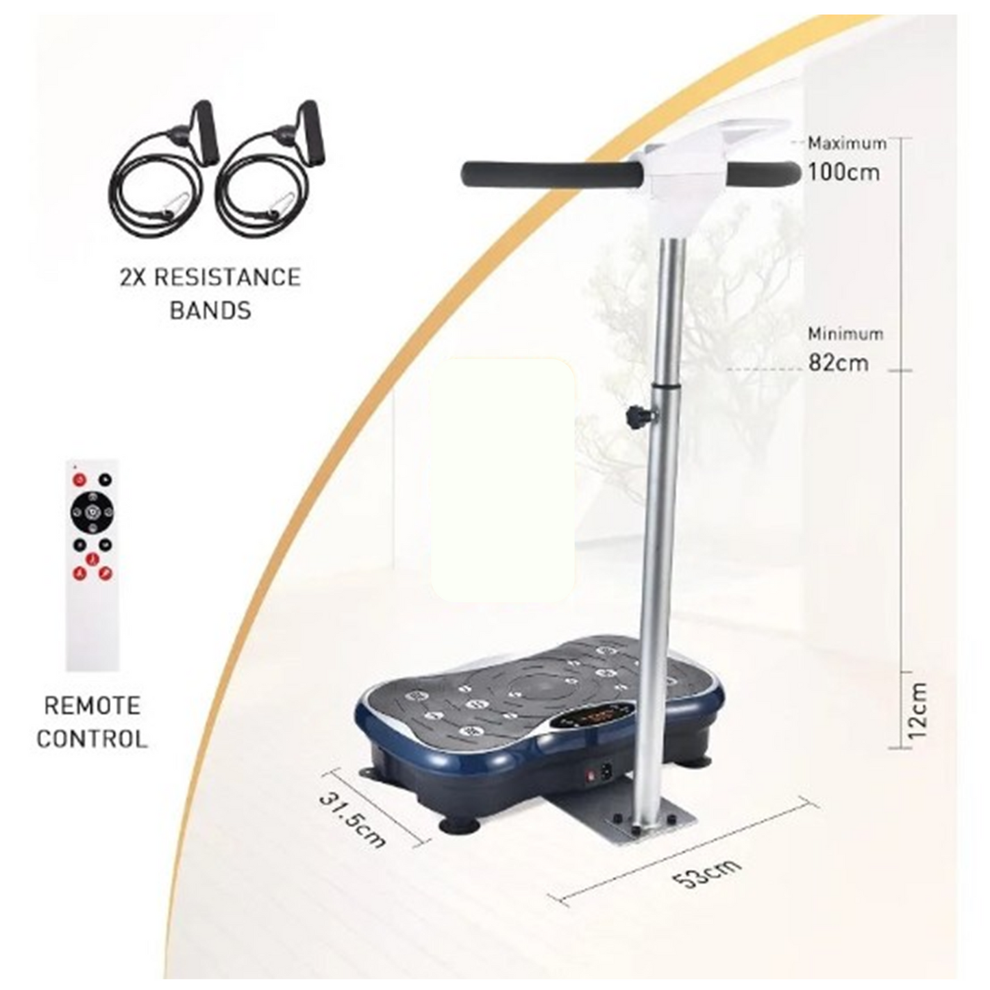Vibration Plate Pro V1 | Full-Body Fitness & Recovery Platform