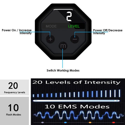 Muscle Stimulator Pro R9: Abs & Hip Toning for Home Fitness
