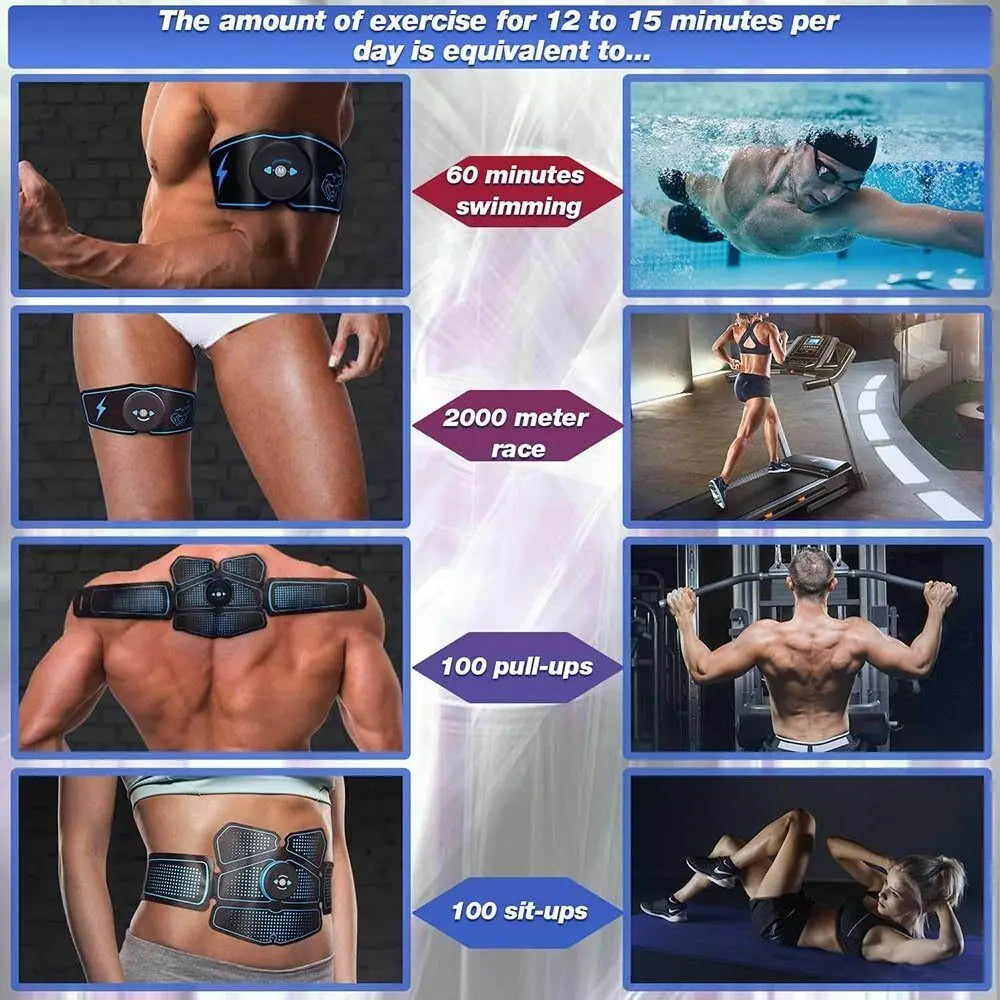 Muscle Stimulator Pro R9: Abs & Hip Toning for Home Fitness
