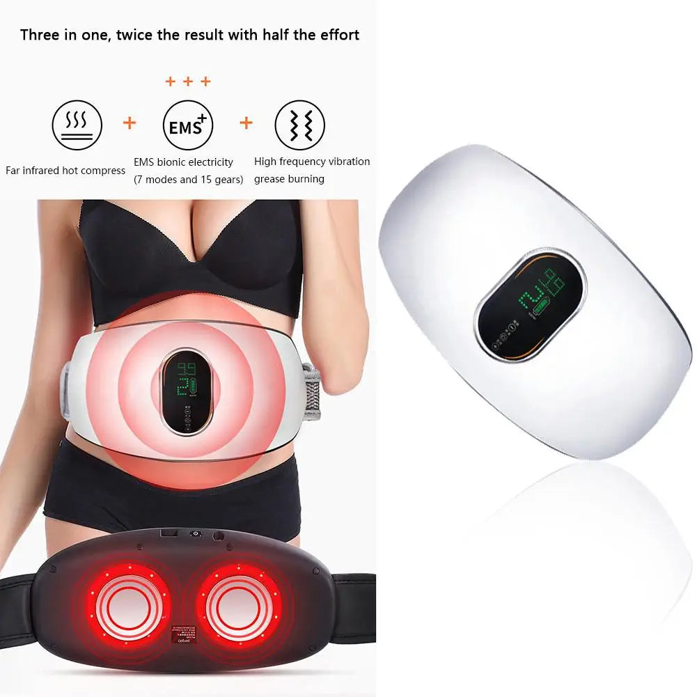 Vibration Plate Pro Ab | Electric Abdominal Slimming Massager Belt for Fat Burning & Body Shaping