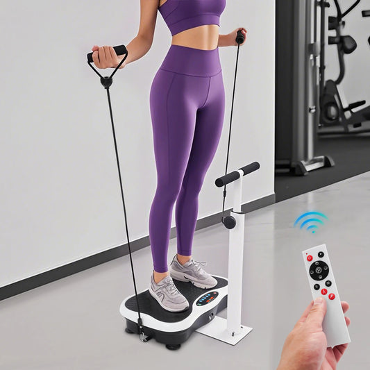 Vibration Plate Pro V3 | Vibration Plate Exercise Machine with Handrails, Full-body Workout Vibration Plate Equipment 