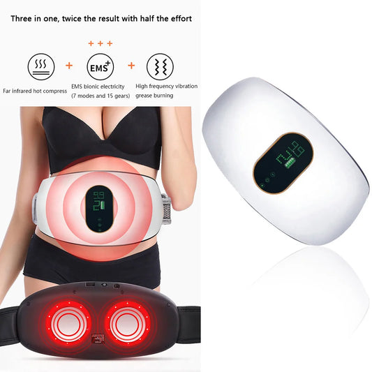 Vibration Plate Pro Ab | Electric Abdominal Slimming Massager Belt for Fat Burning & Body Shaping