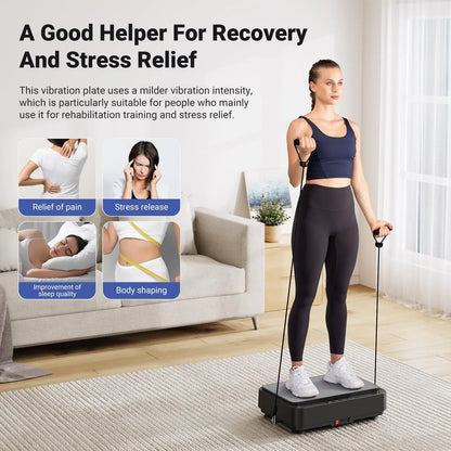 Vibration Plate Pro SE1 | For Pain Relief, Fat Burning, & Full-Body Wellness